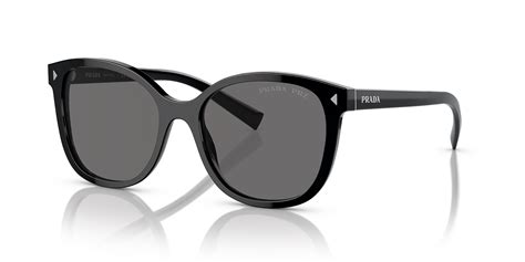 Prada PR 22ZS 53 Polar Dark Grey & Black Polarized .